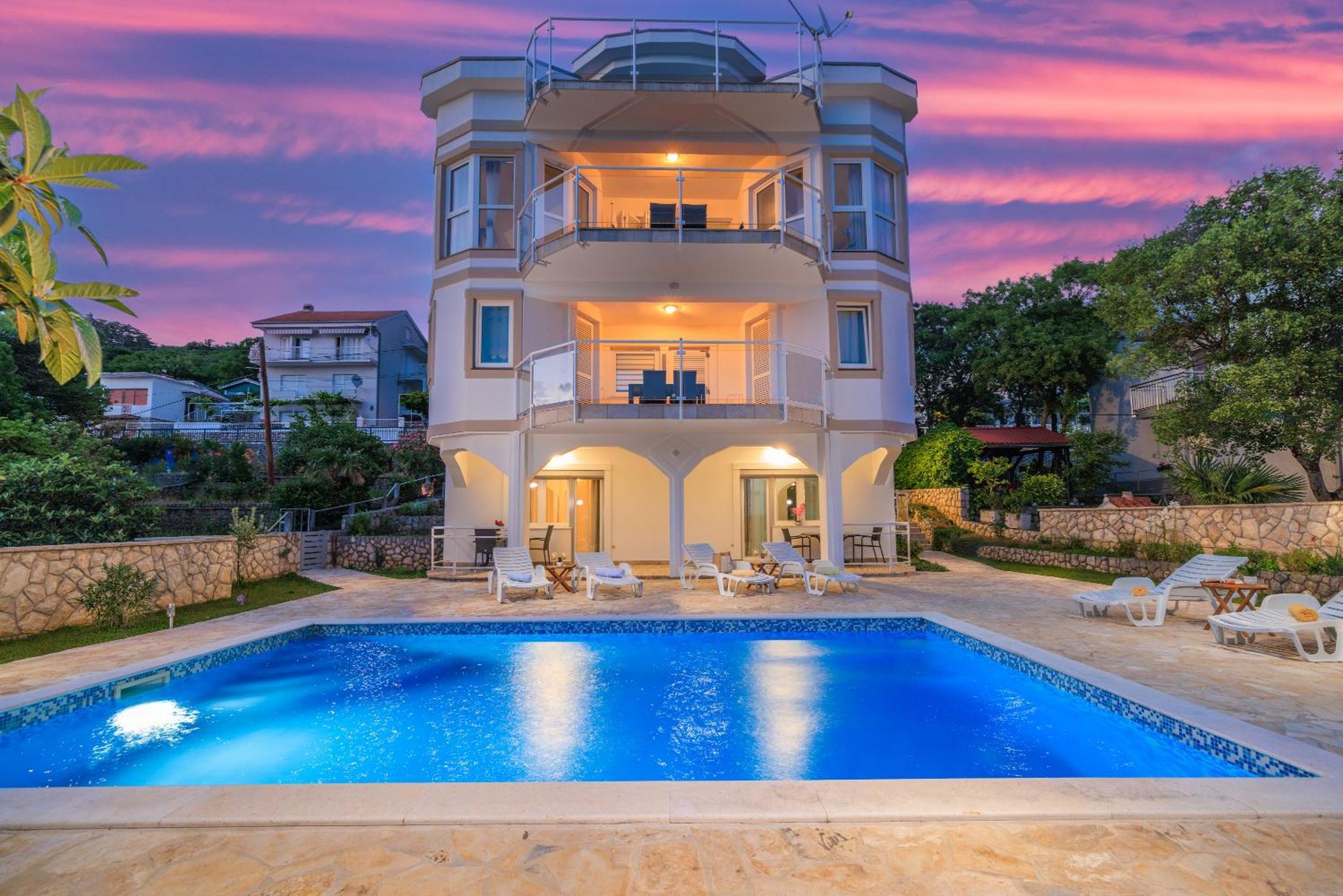 Apartmani Bella Dramalj Bagian luar foto